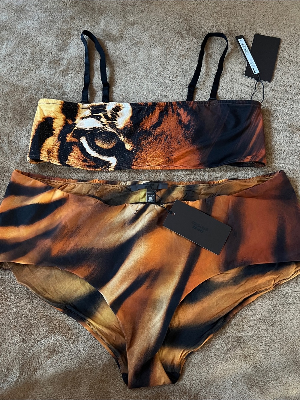 Skims Roberto Cavalli Tiger Face Swim Set 🔥 Limited Edition Collab!